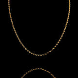 3MM ROPE CHAIN - GOLD