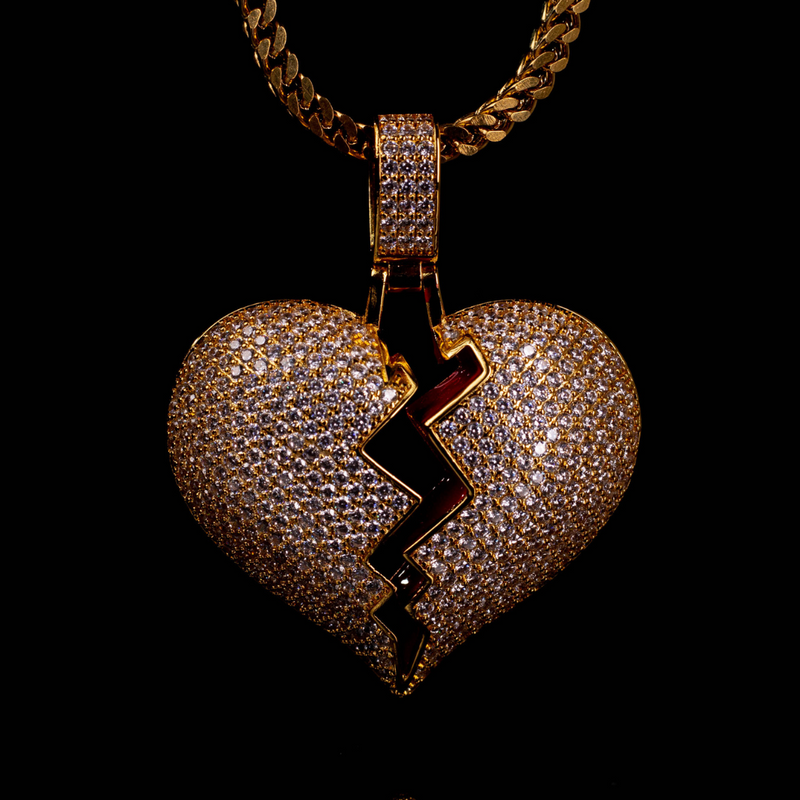 Couple Necklace 2 PCS Broken Heart Key Locket Pendant Necklace Gifts  Popular * | eBay