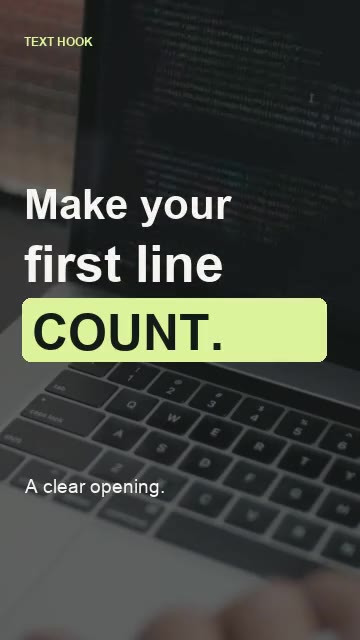Text hooks & motion text demonstration
